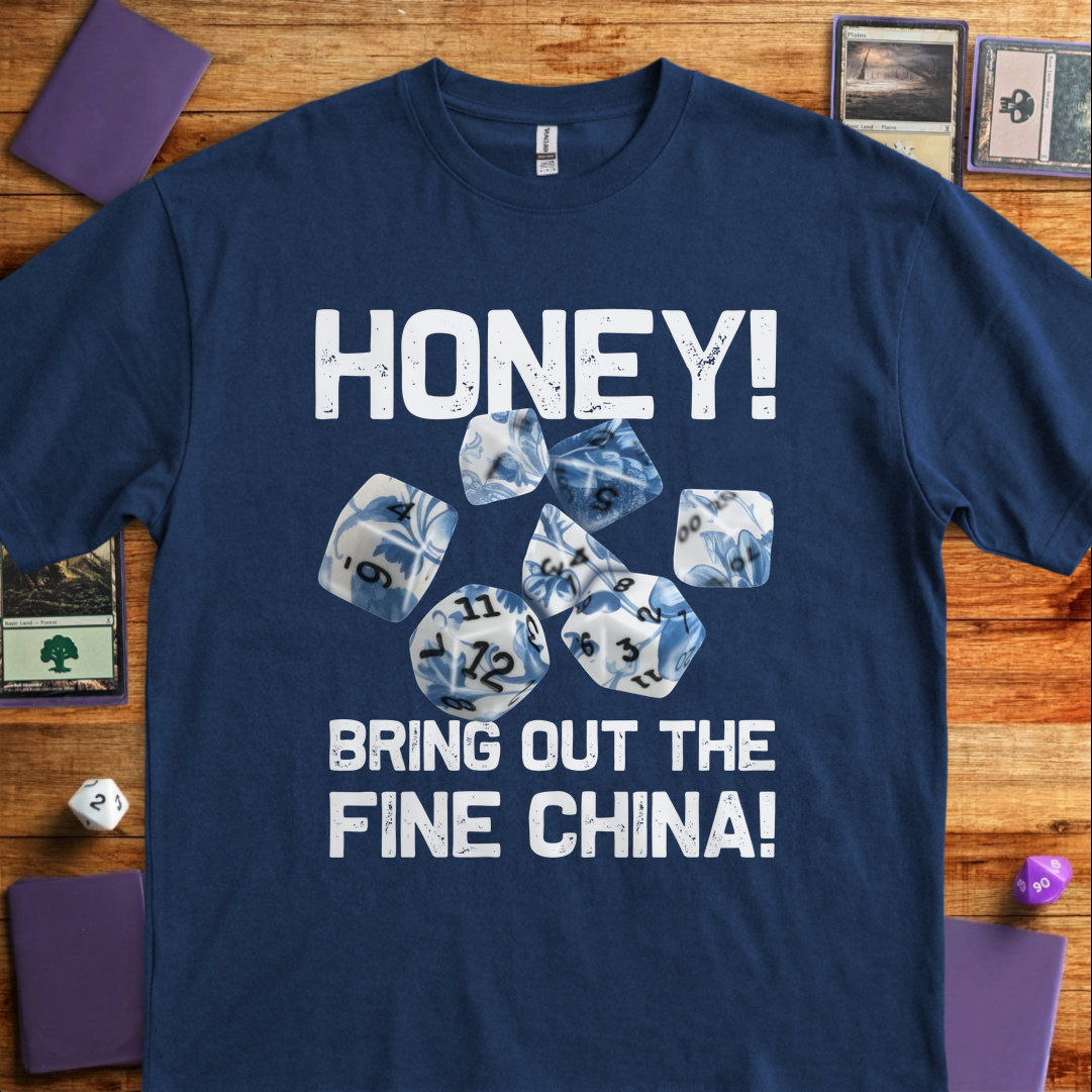 Bring Out The Fine China - Navy