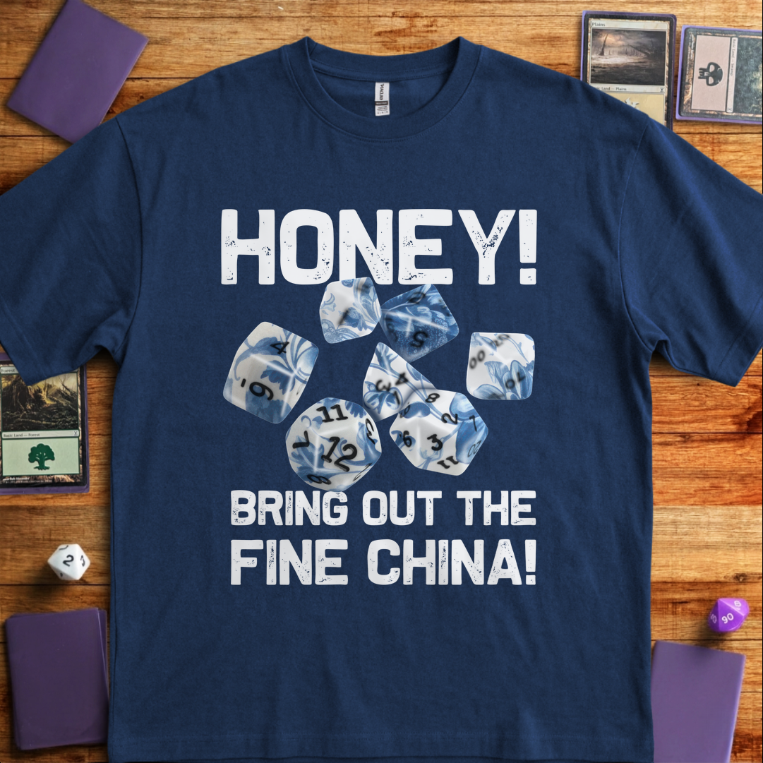 Bring Out The Fine China - Navy