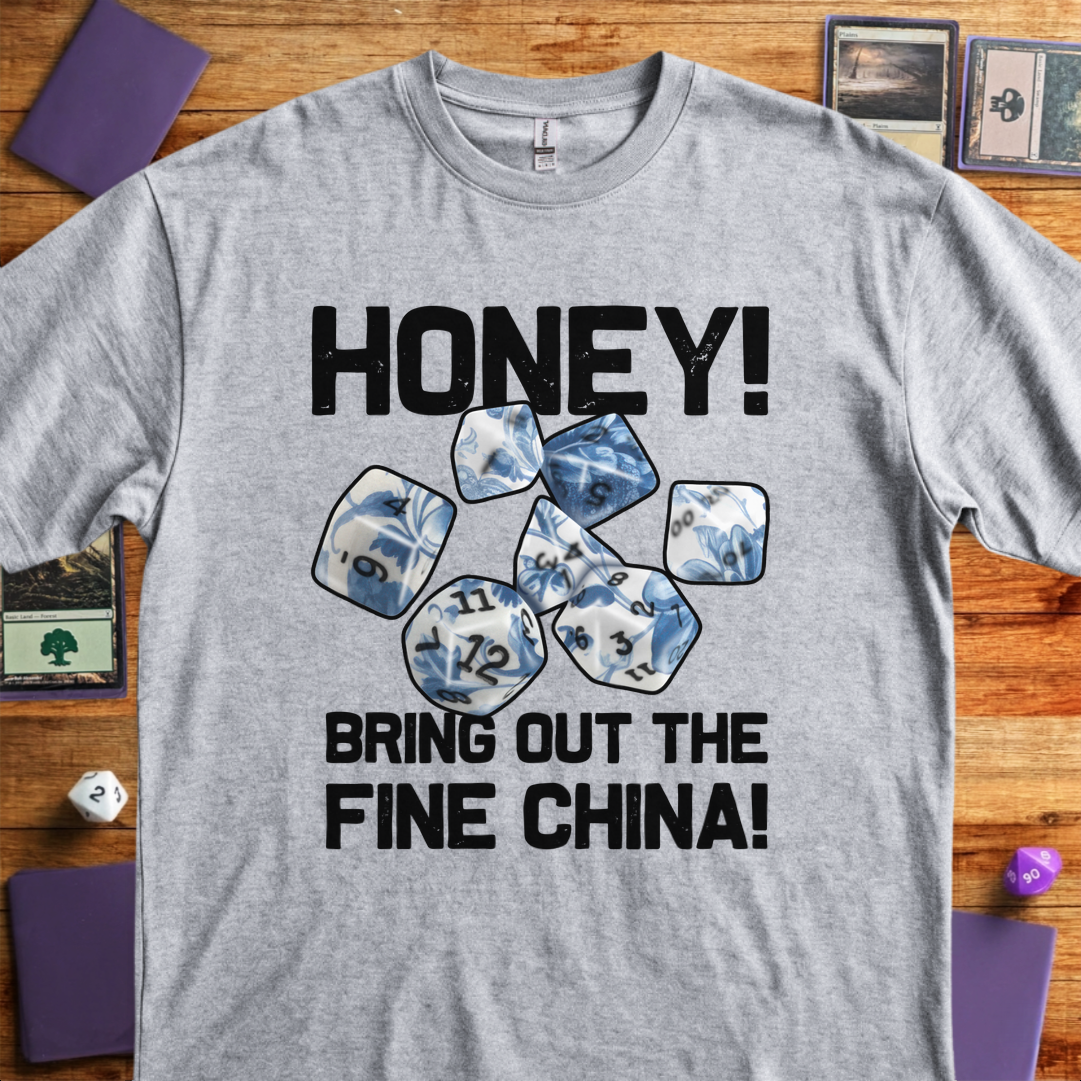 Bring Out The Fine China - Sport Grey
