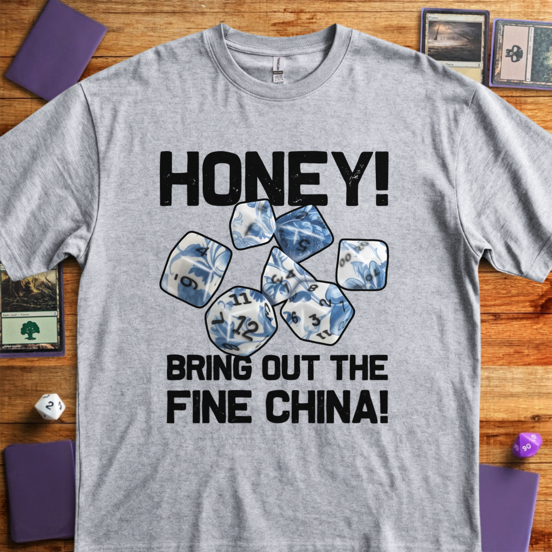 Bring Out The Fine China - Sport Grey