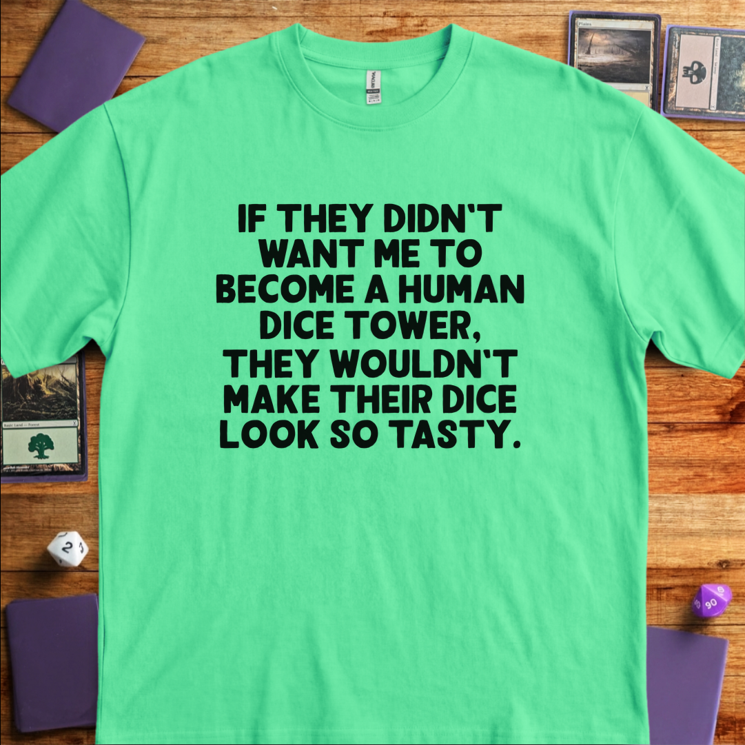 Human Dice Tower - Mint Green