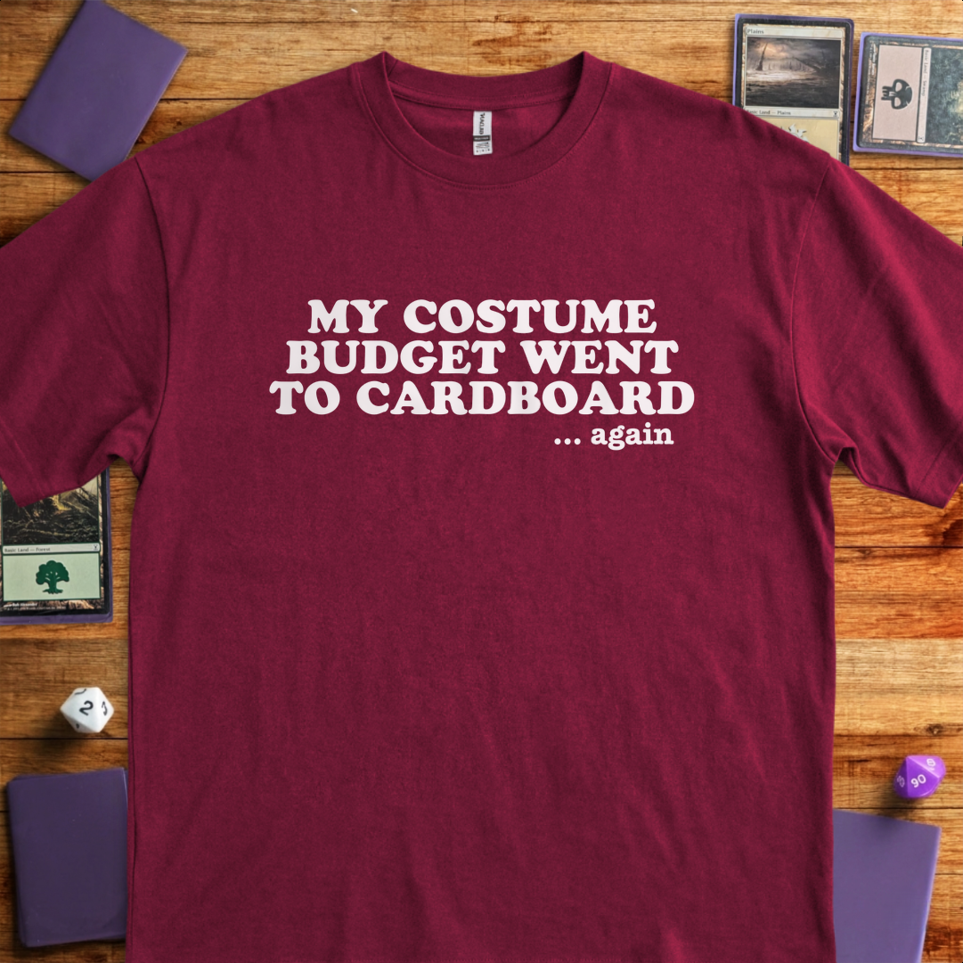 My Costume Budget - Maroon