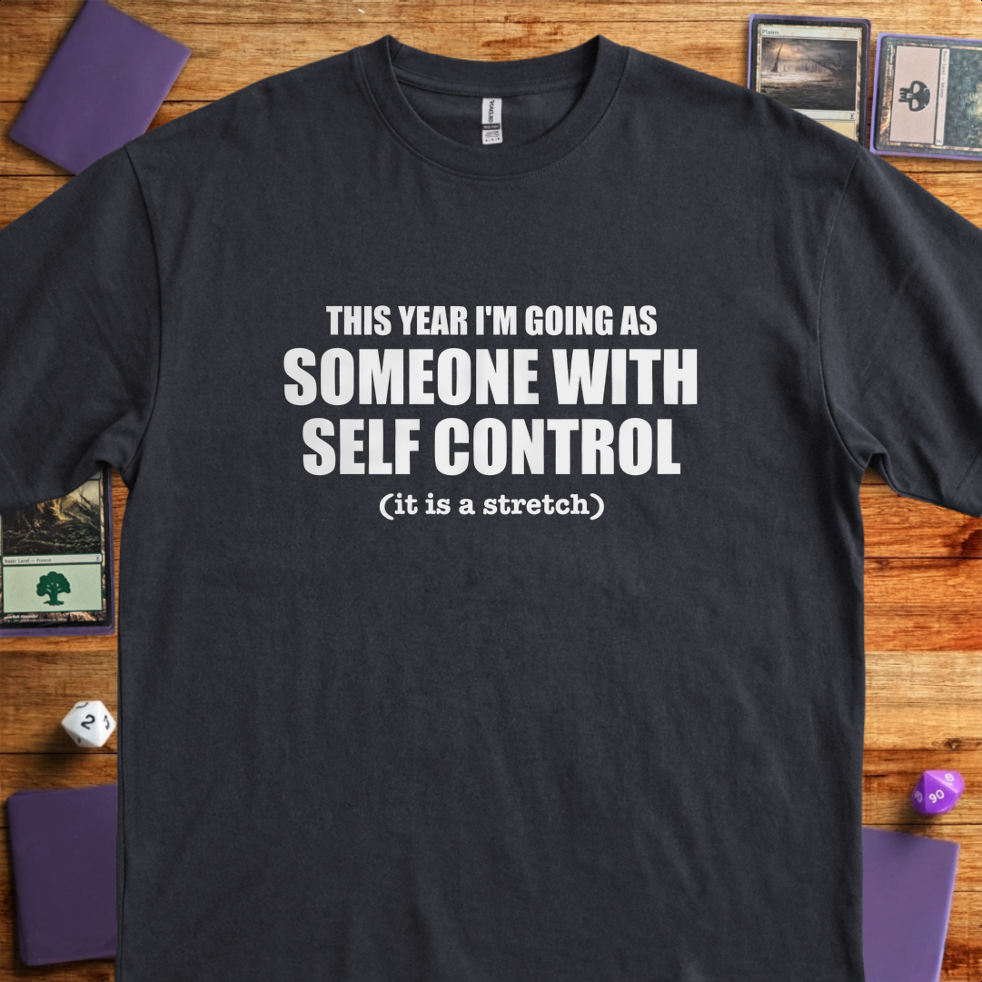 Someone With Self Control - Black