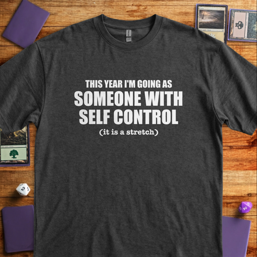 Someone With Self Control - Dark Heather Grey