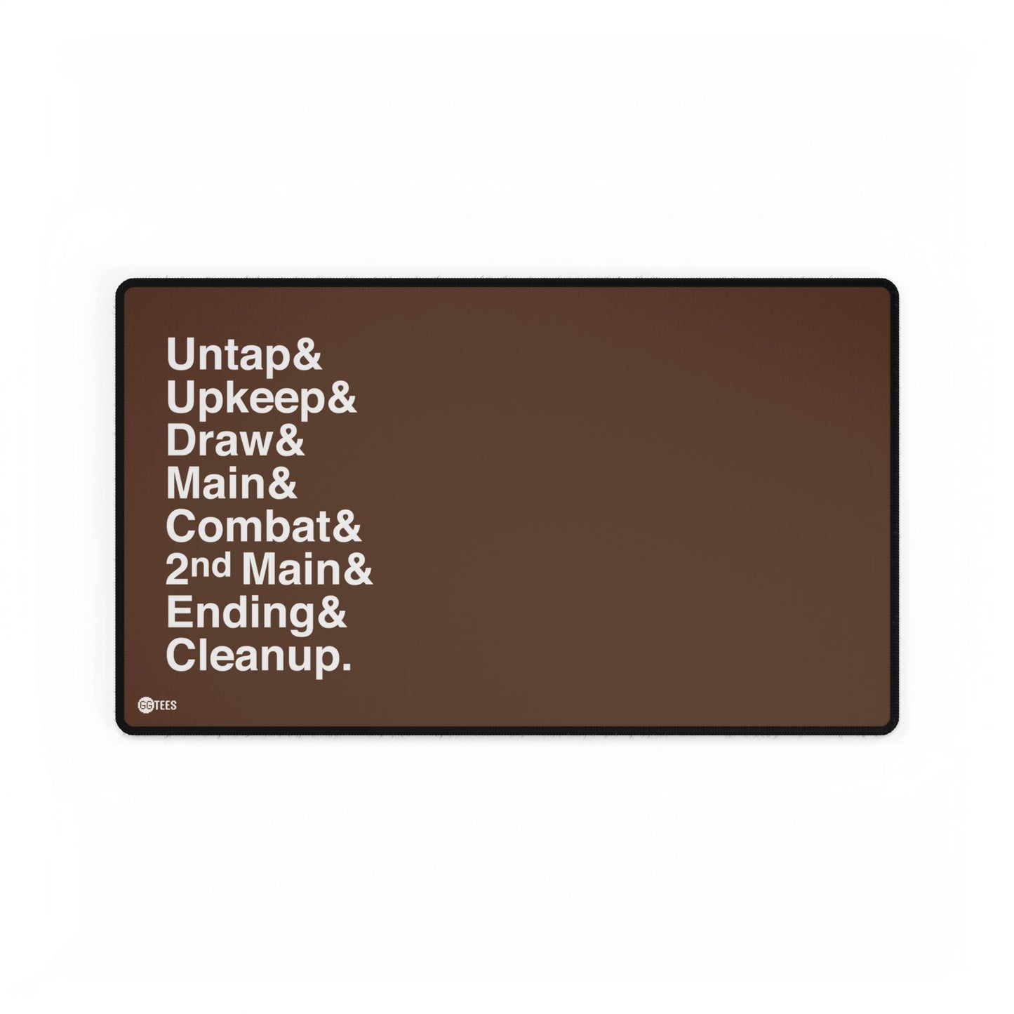 The Phases of The Game Premium Stitched Playmat - 24"x14"