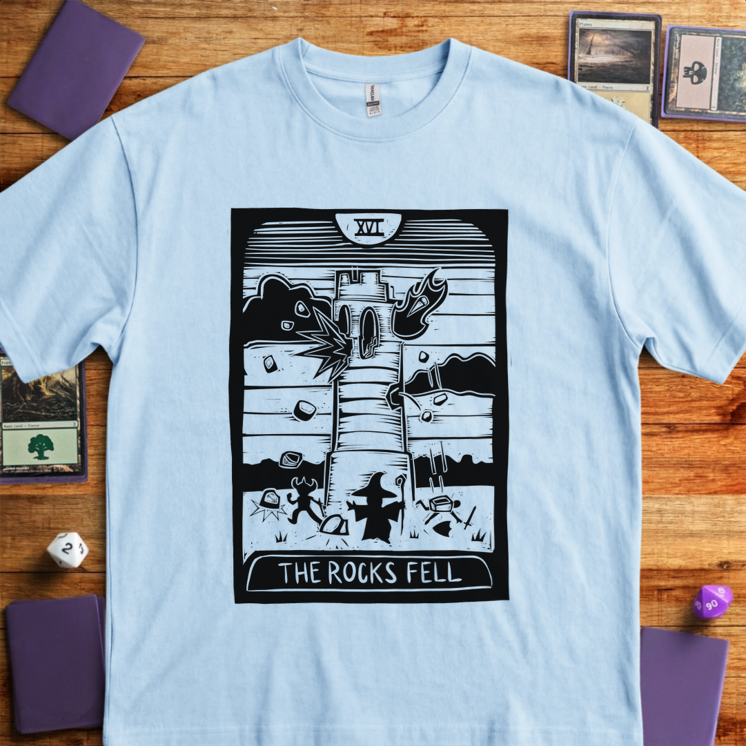 The Rocks Fell - Light Blue
