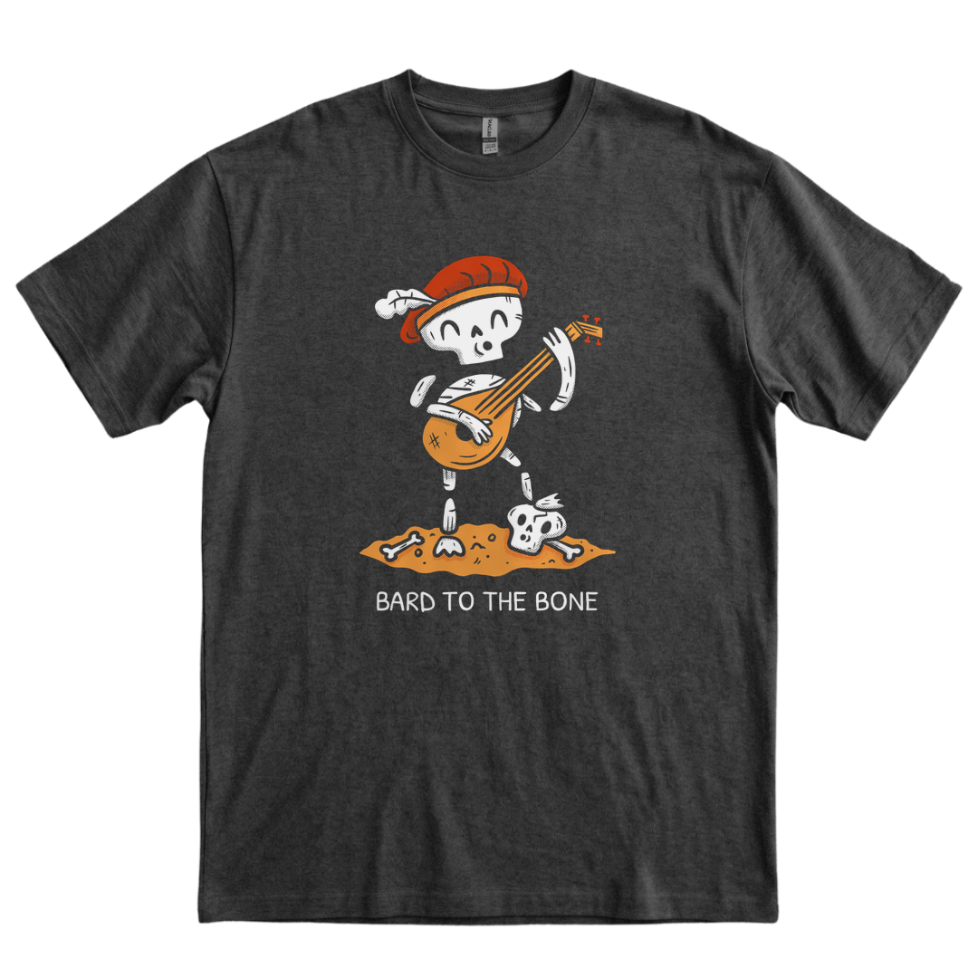 Bard To The Bone - Dark Heather Grey
