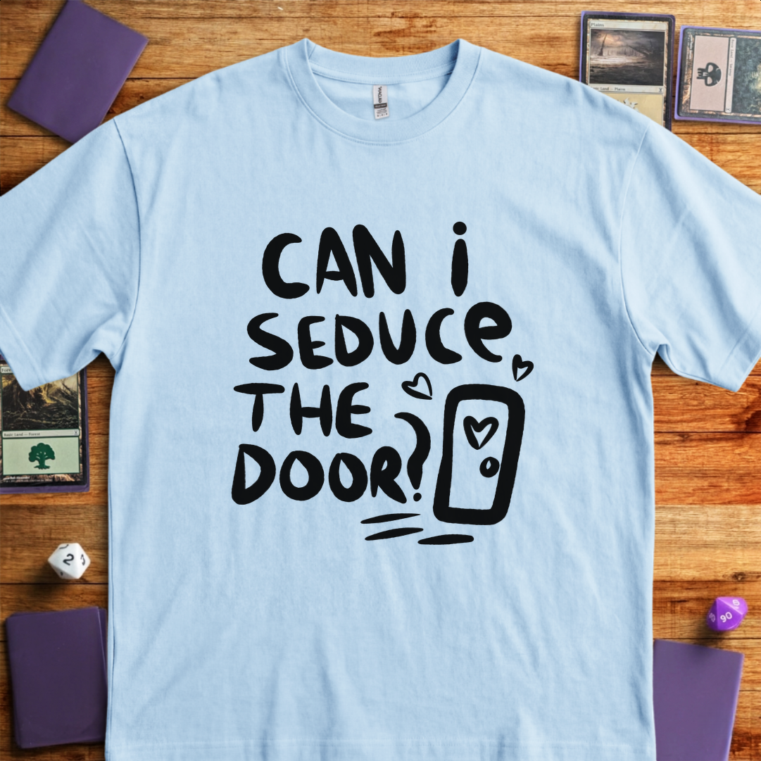 Can I Seduce The Door - Light Blue