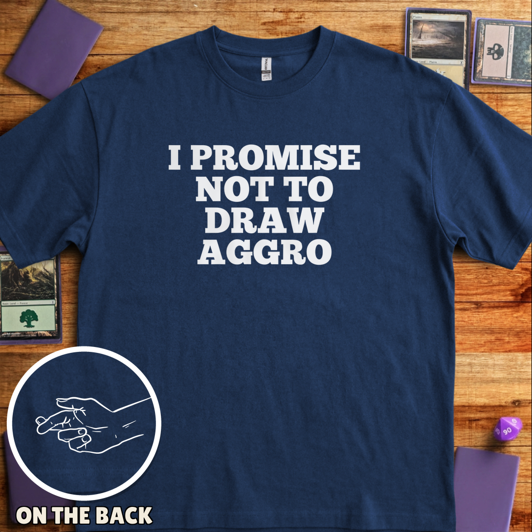 I Won't Draw Aggro - Navy