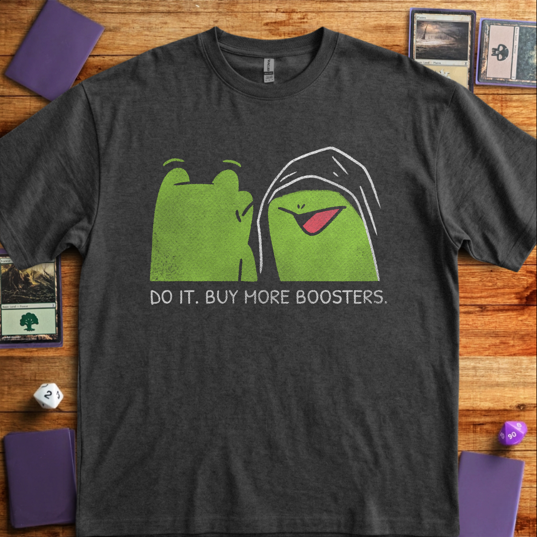 Buy More Boosters - Dark Heather Grey