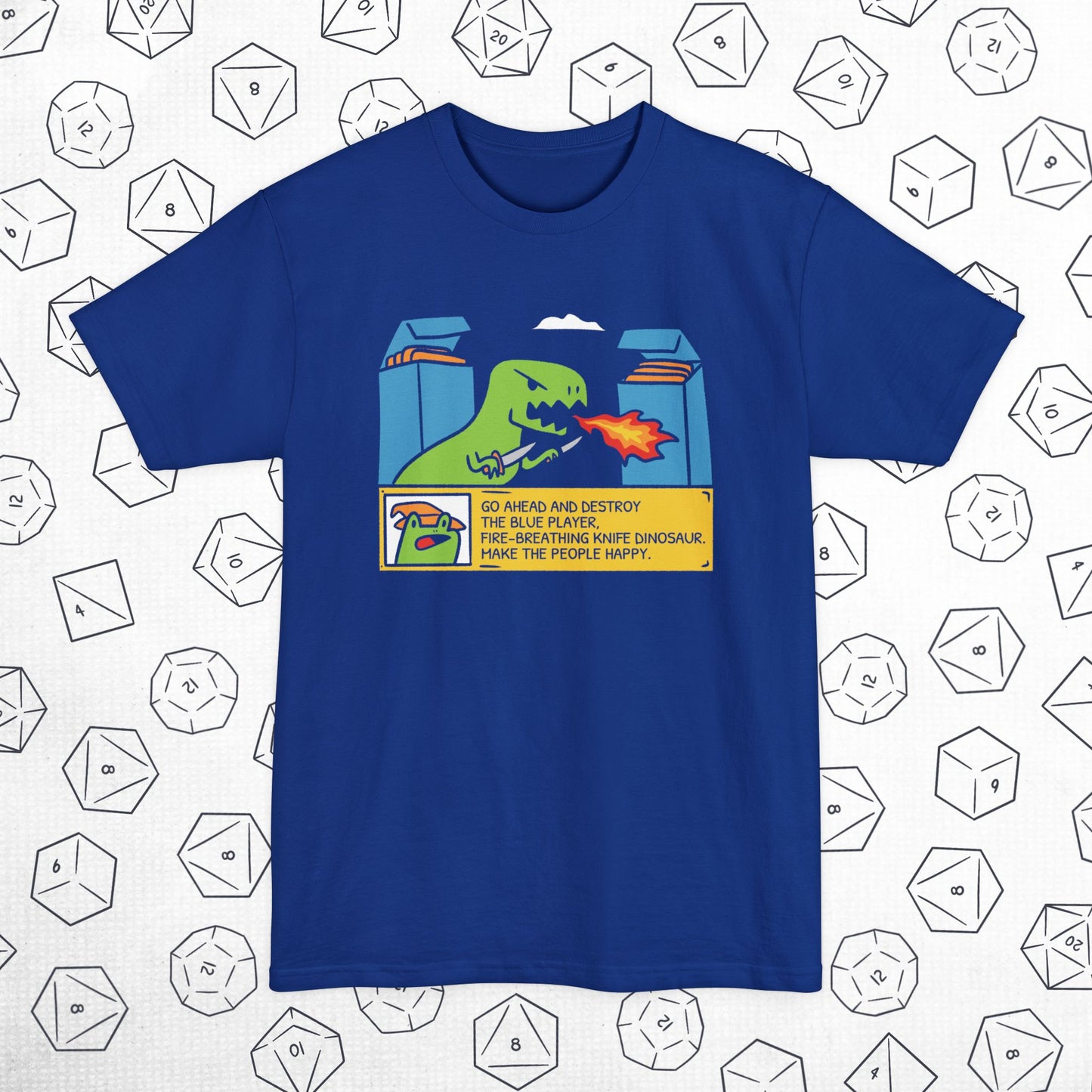 Destroy The Blue Player Tall Beefy-T® T-Shirt
