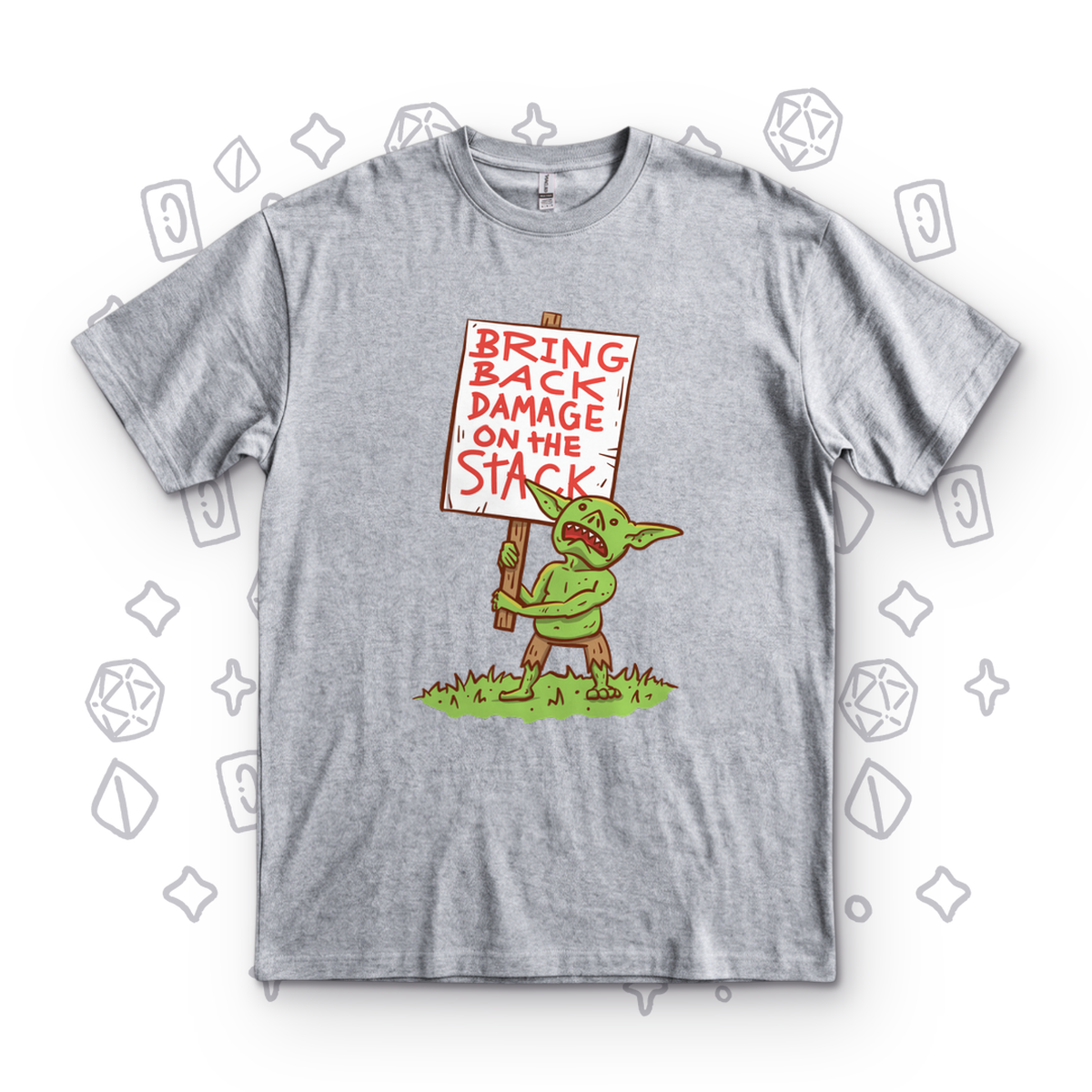 Bring Back Damage on the Stack - Sport Grey