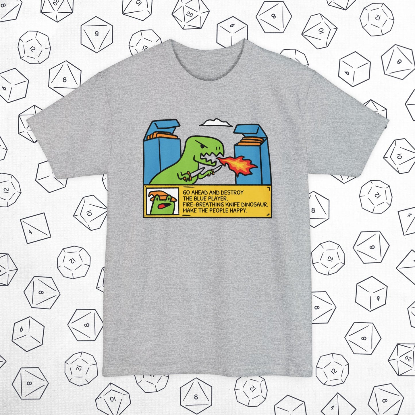 Destroy The Blue Player Tall Beefy-T® T-Shirt