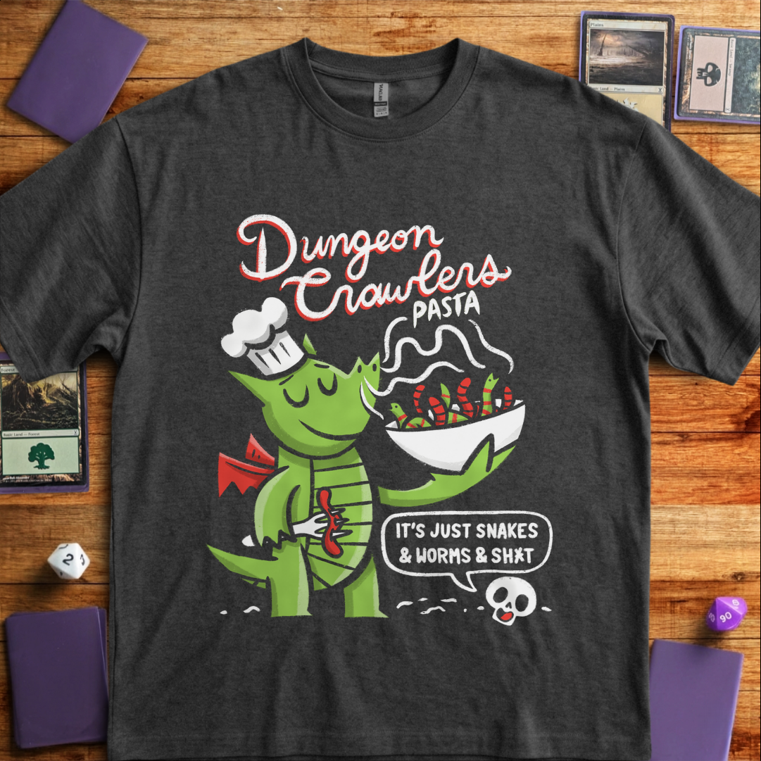 Dungeon Crawlers Pasta - Dark Heather Grey
