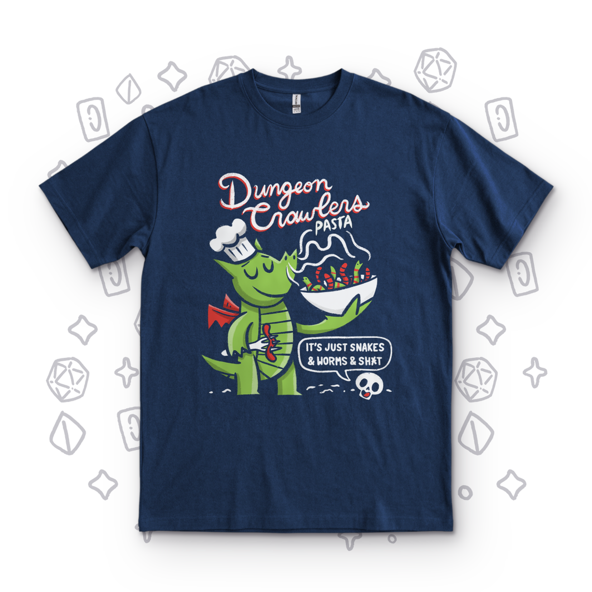 Dungeon Crawlers Pasta - Navy