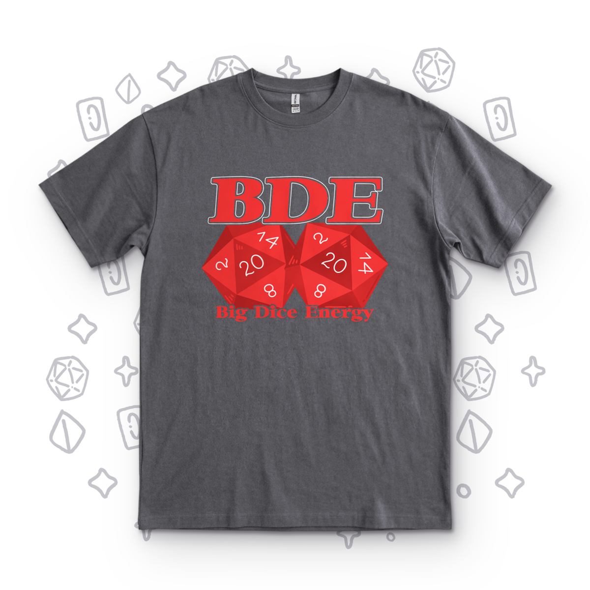 BDE Big Dice Energy - Charcoal