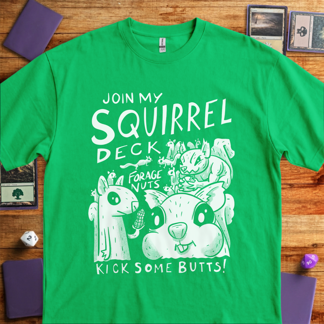 Join my Squirrel Deck - Kelly Green