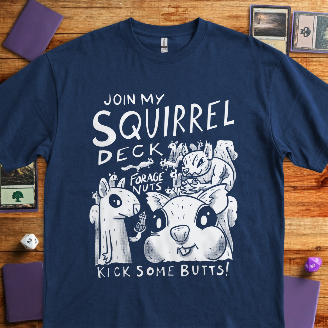 Join my Squirrel Deck - Navy
