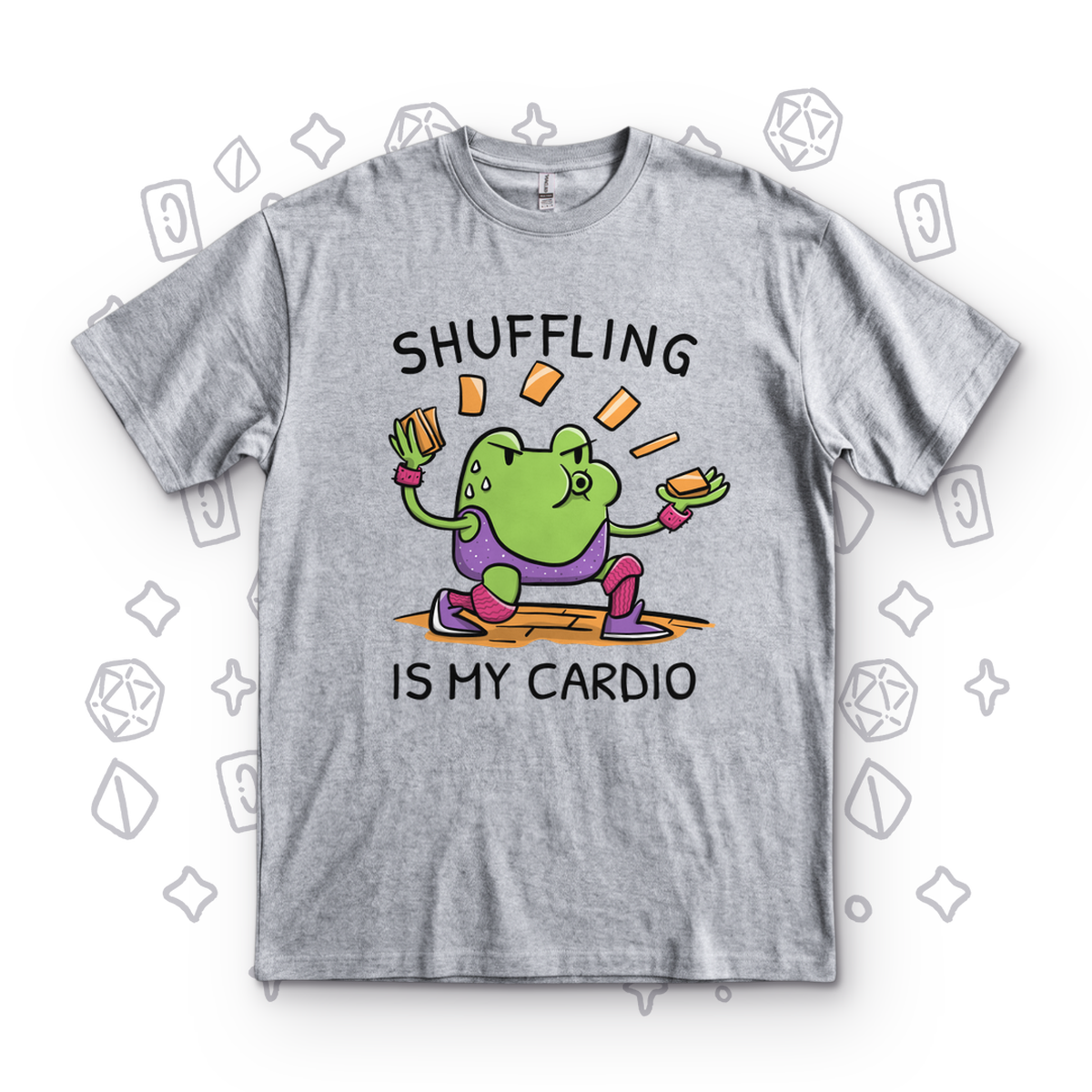 Shuffling Is My Cardio - Sport Grey