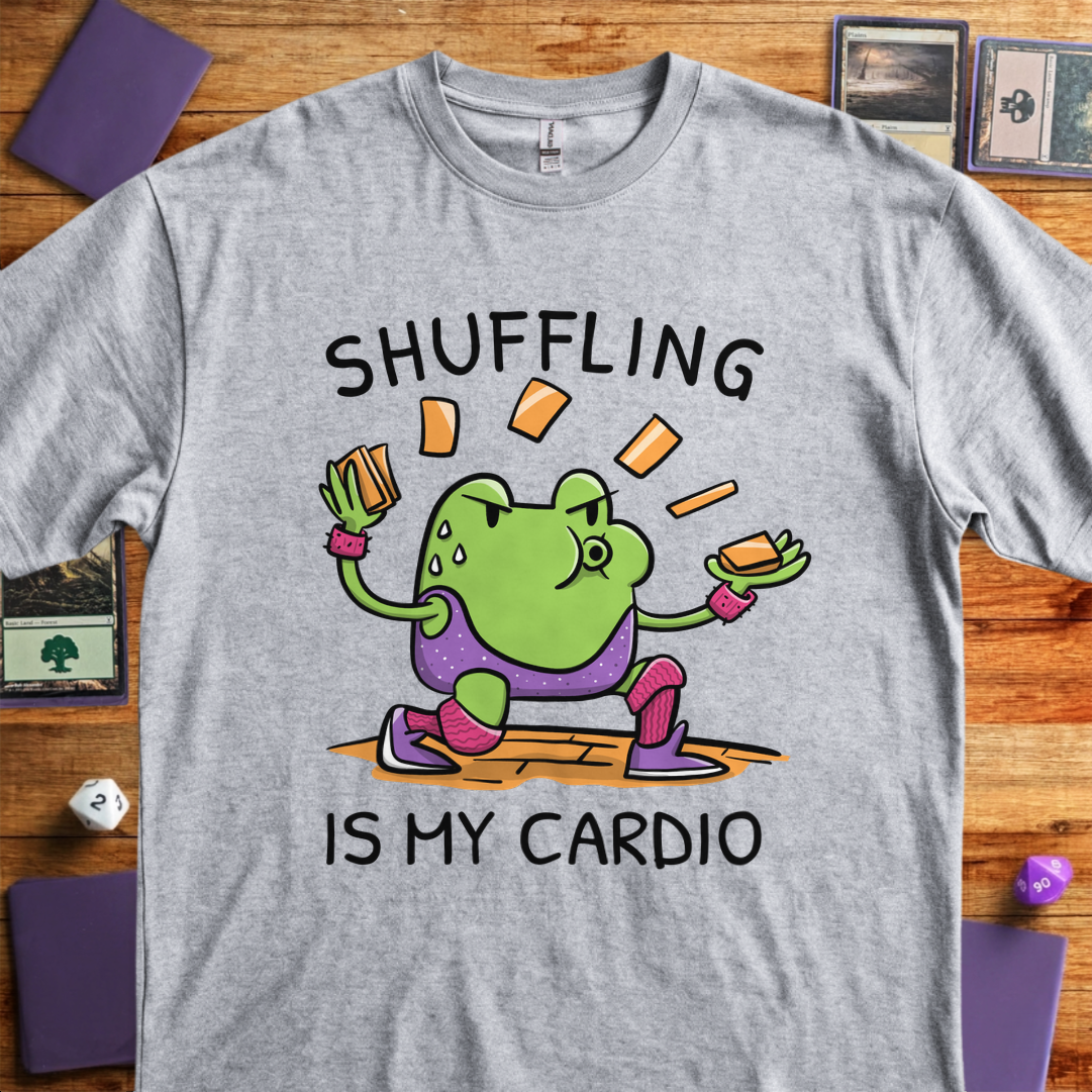 Shuffling Is My Cardio - Sport Grey
