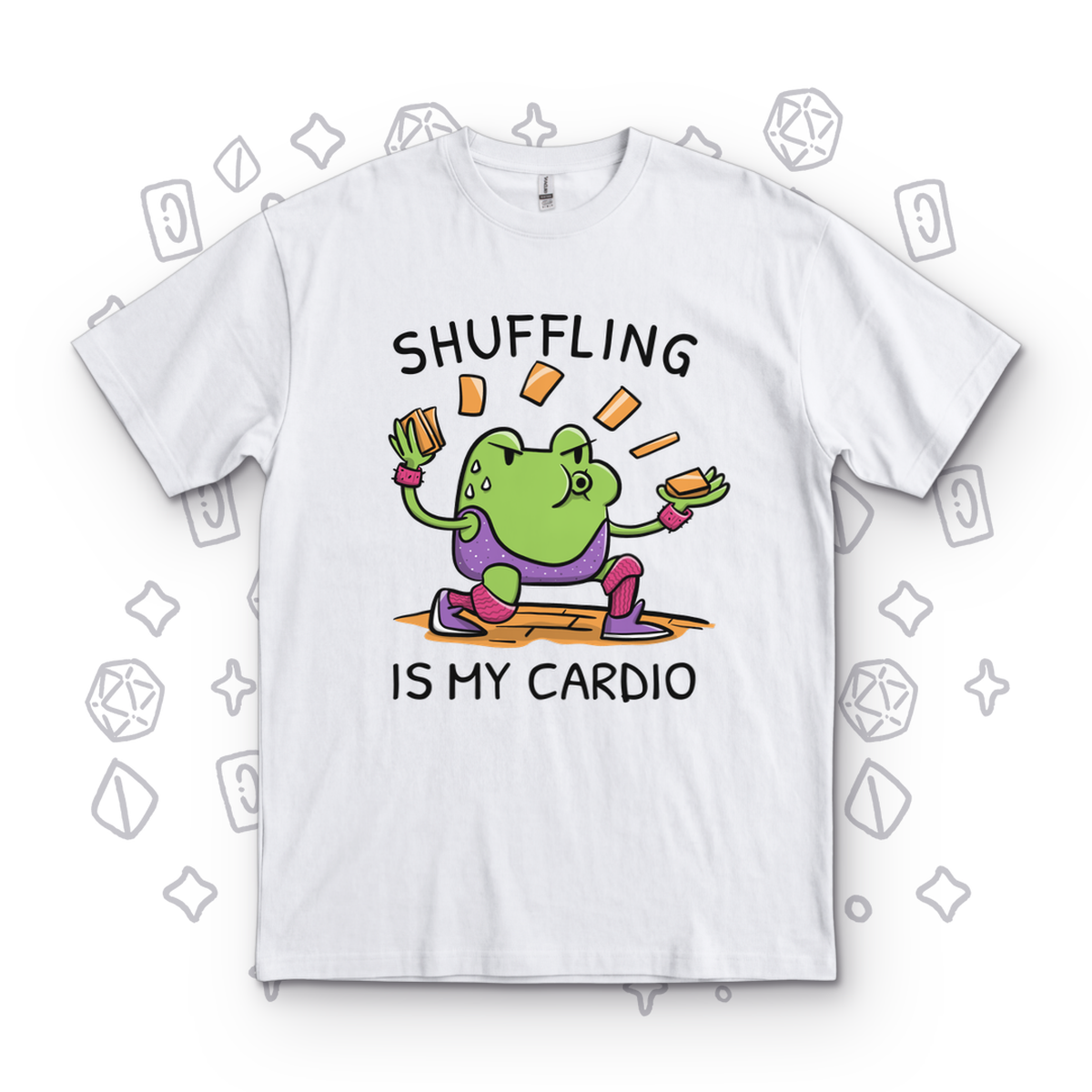 Shuffling Is My Cardio - White