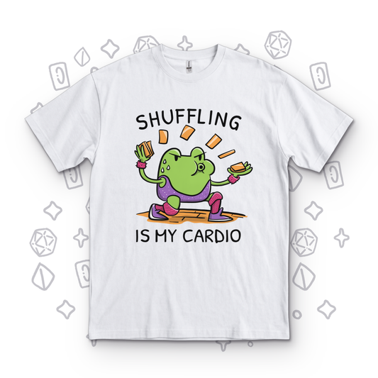 Shuffling Is My Cardio - White
