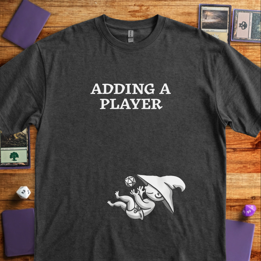 Adding a Player - Dark Heather Grey