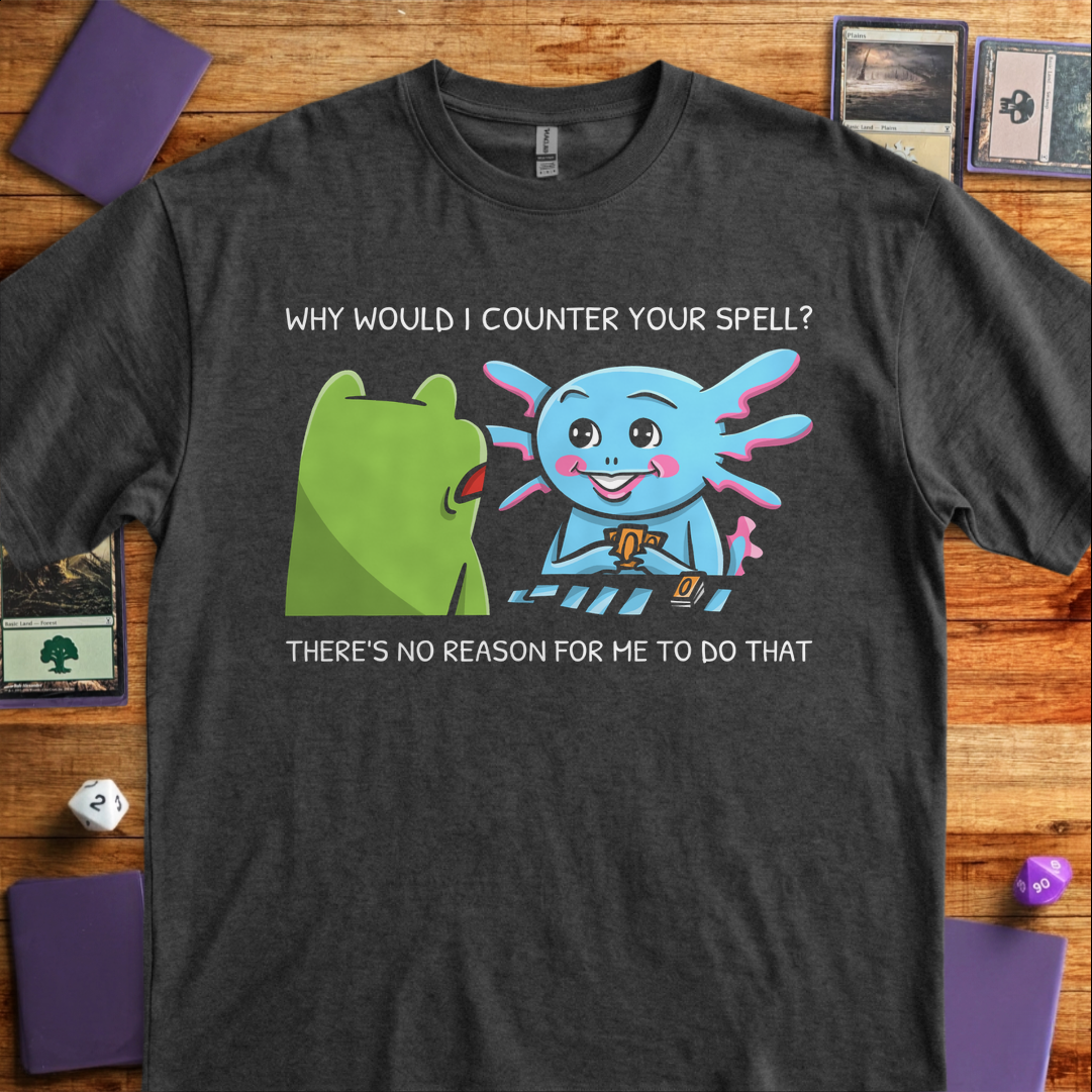 Why Would I Counter - Dark Heather Grey