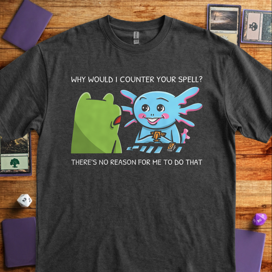 Why Would I Counter - Dark Heather Grey