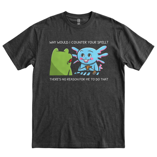 Why Would I Counter - Dark Heather Grey