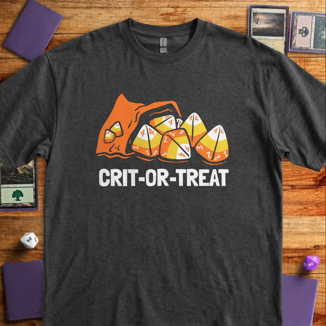 Crit-or-Treat - Dark Heather Grey