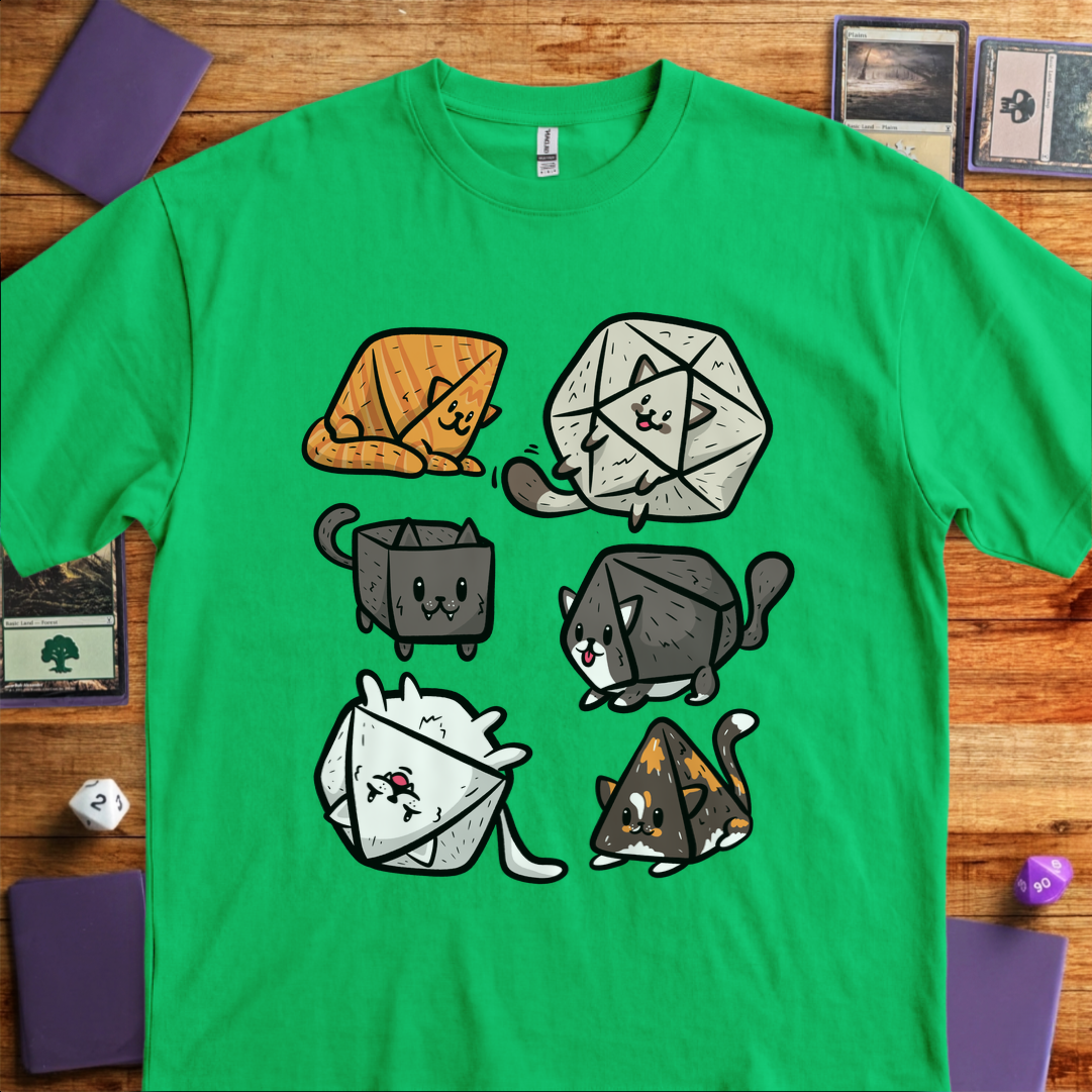 Cat Dice - Kelly Green