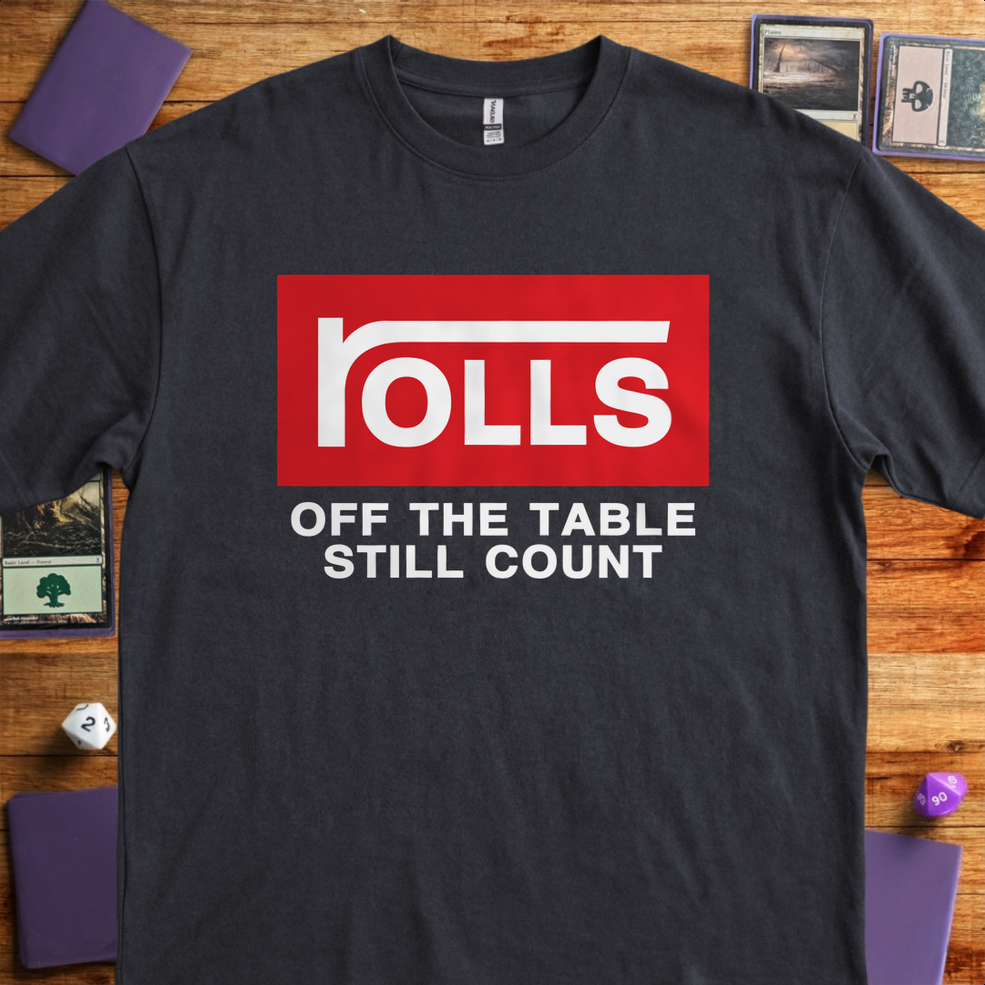 Rolls Off the Table - Black