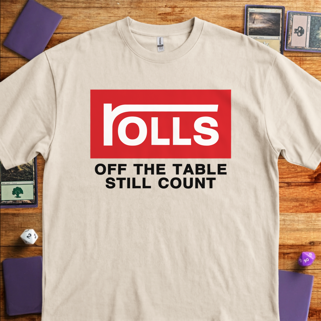 Rolls Off the Table - Sand