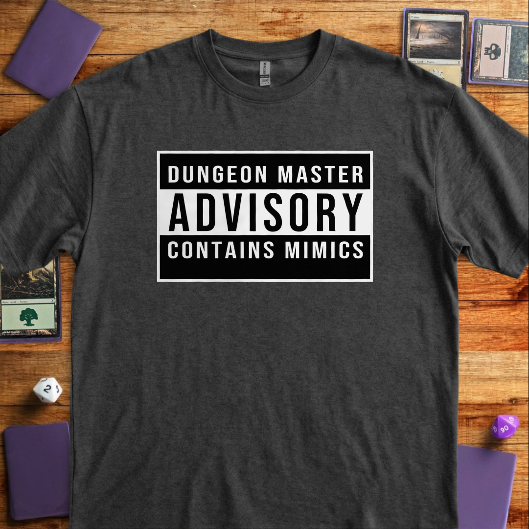 Dungeon Master Advisory - Dark Heather Grey