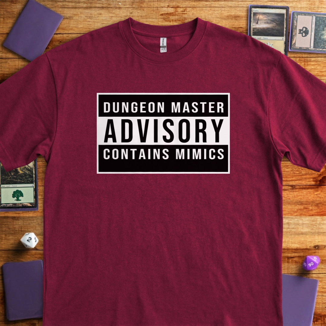 Dungeon Master Advisory - Maroon