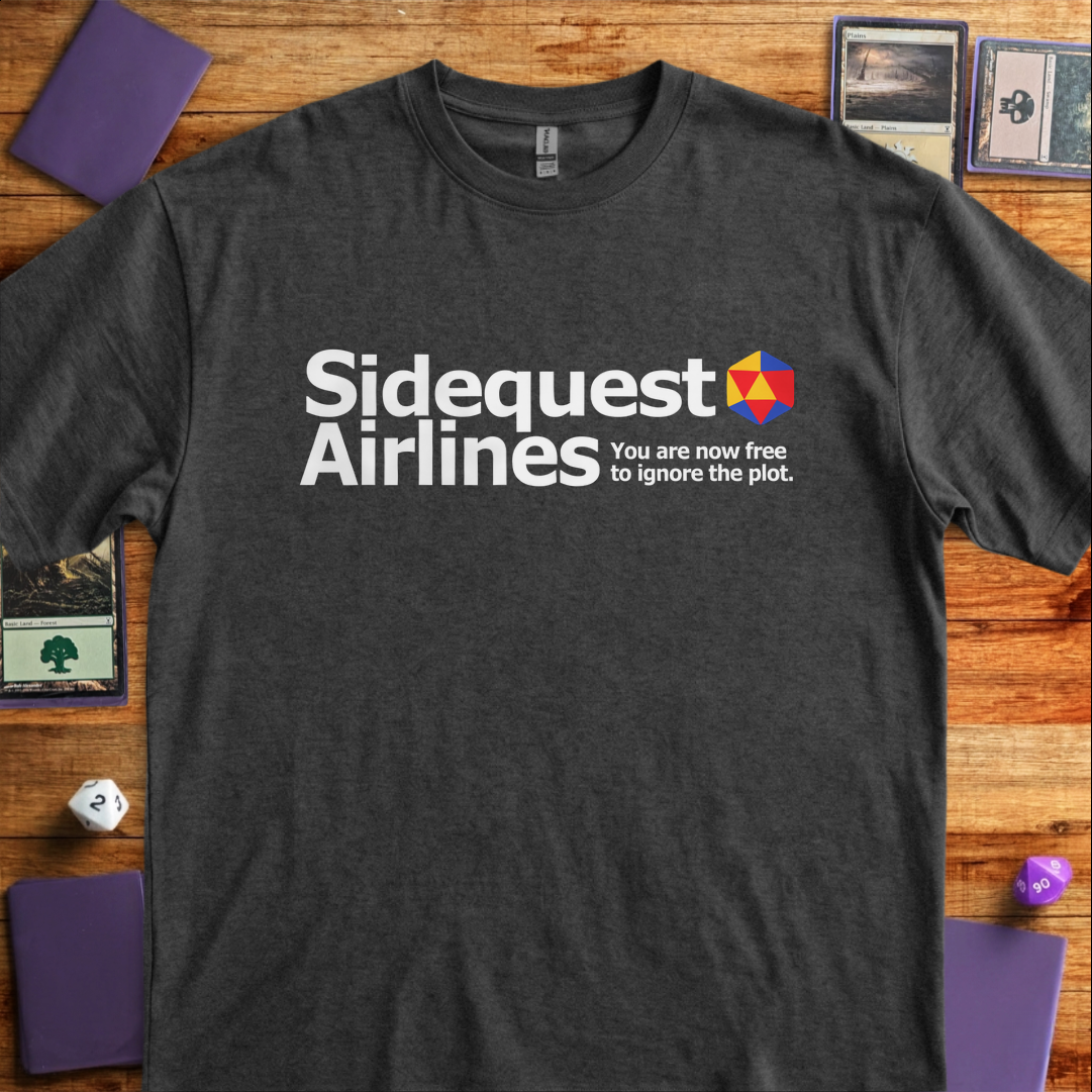 Sidequest Airlines - Dark Heather Grey