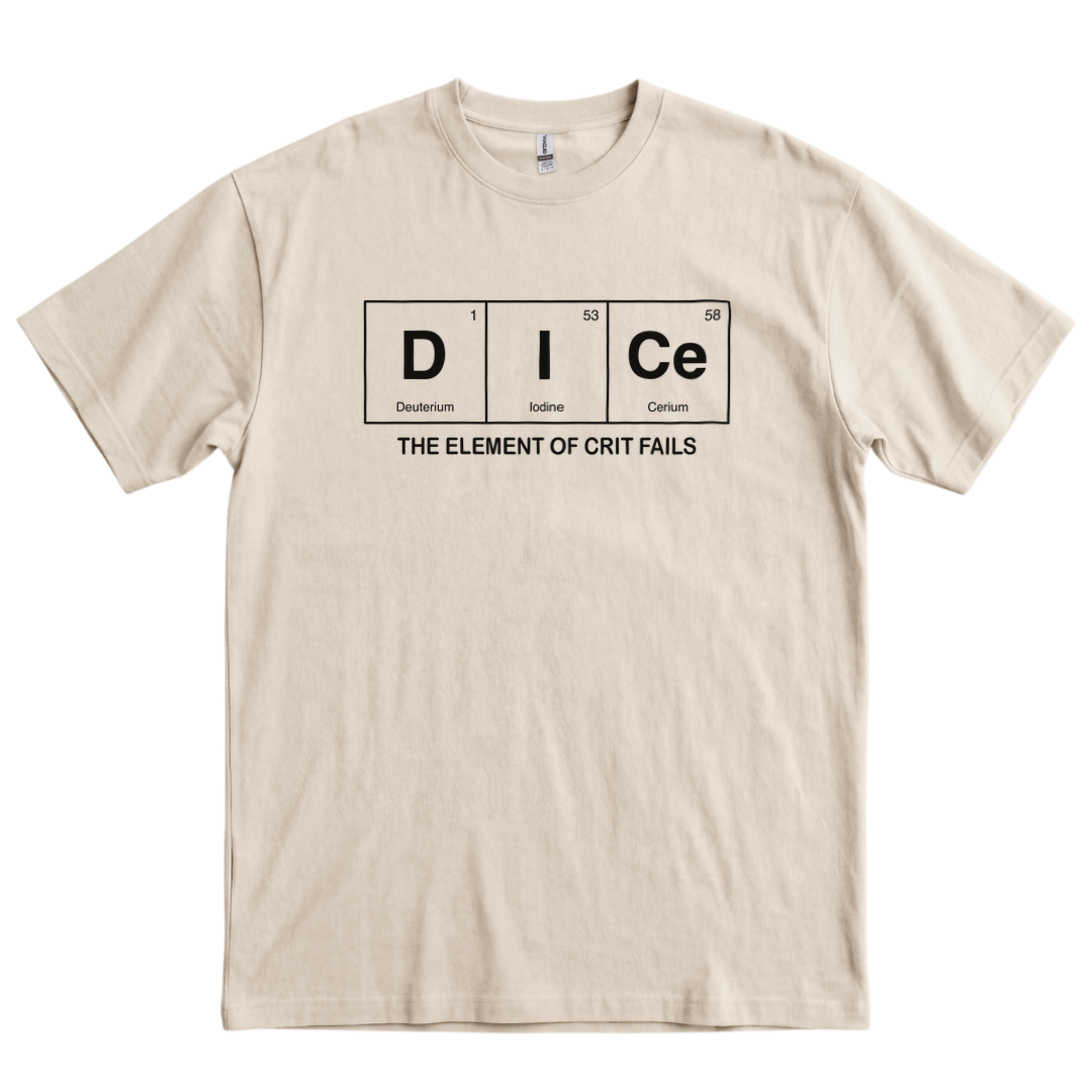 Dice The Element of Crit Fails - Sand