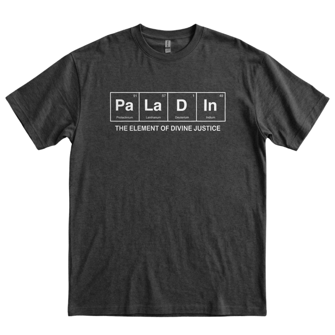 Paladin The Element of Divine Justice - Dark Heather Grey