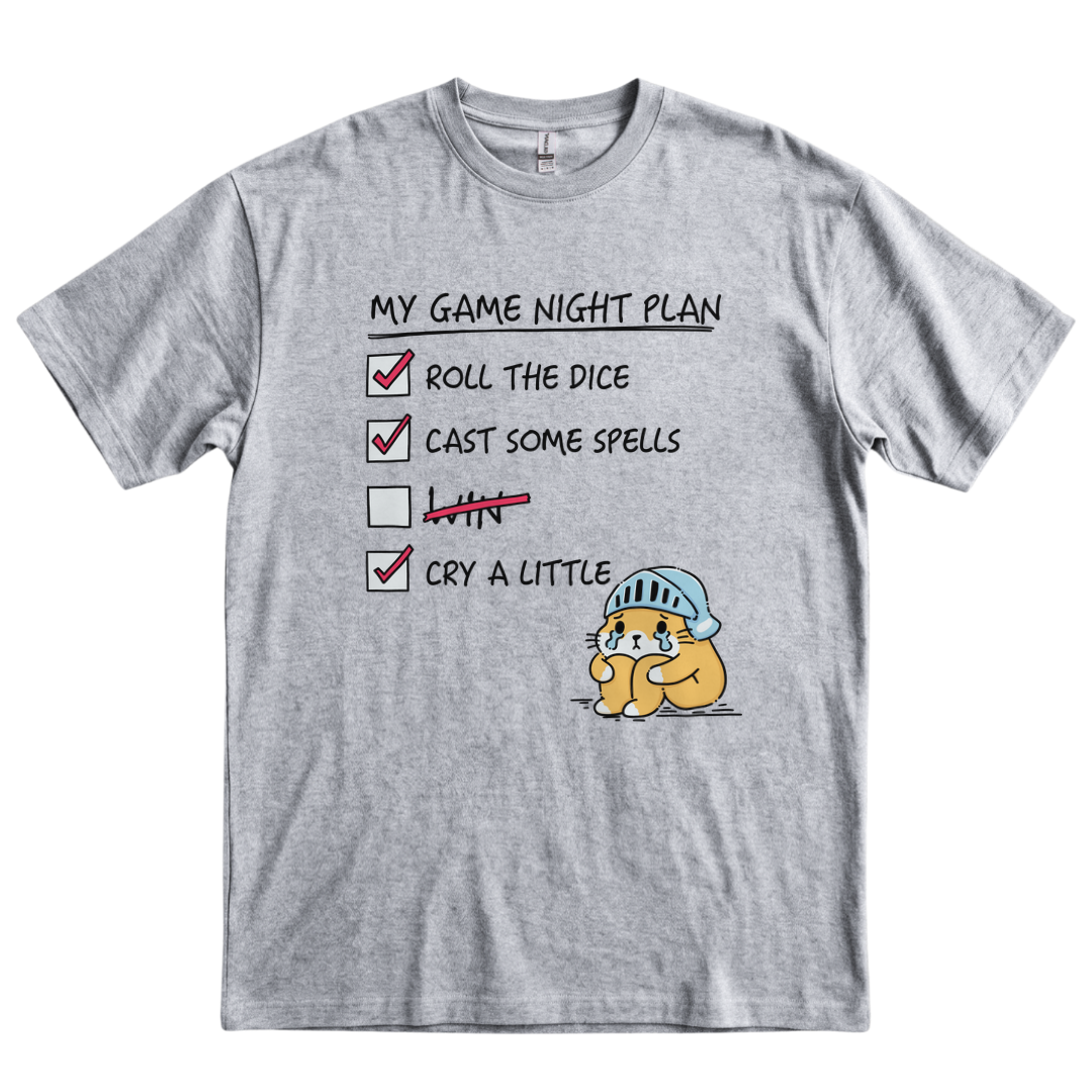 My Game Night Plan - Sport Grey