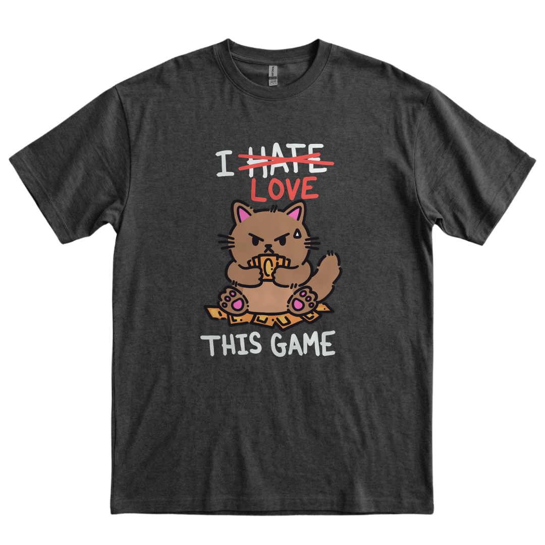 I Love Hate This Game - Dark Heather Grey