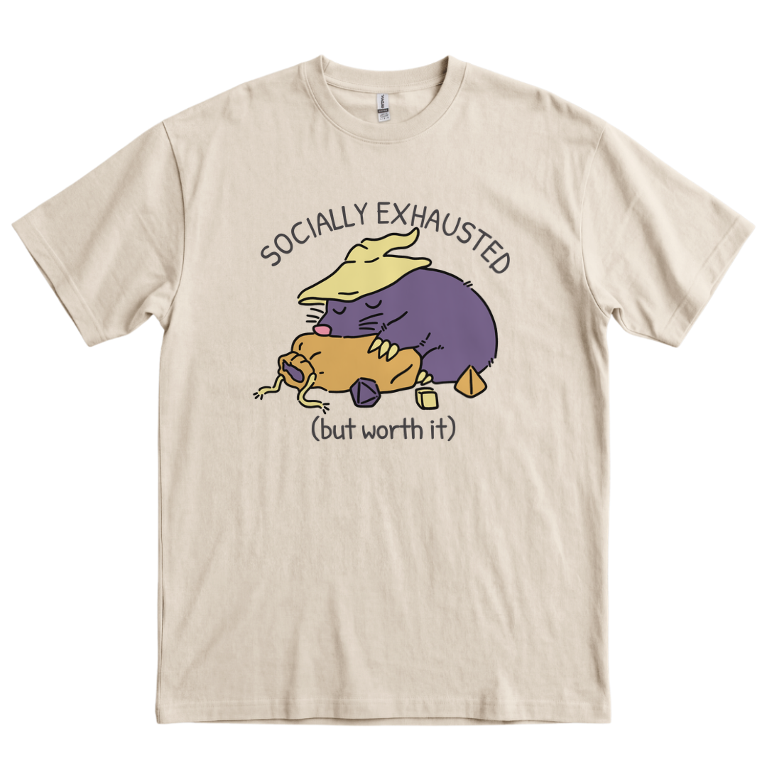 Socially Exhausted (But Worth It) - Sand