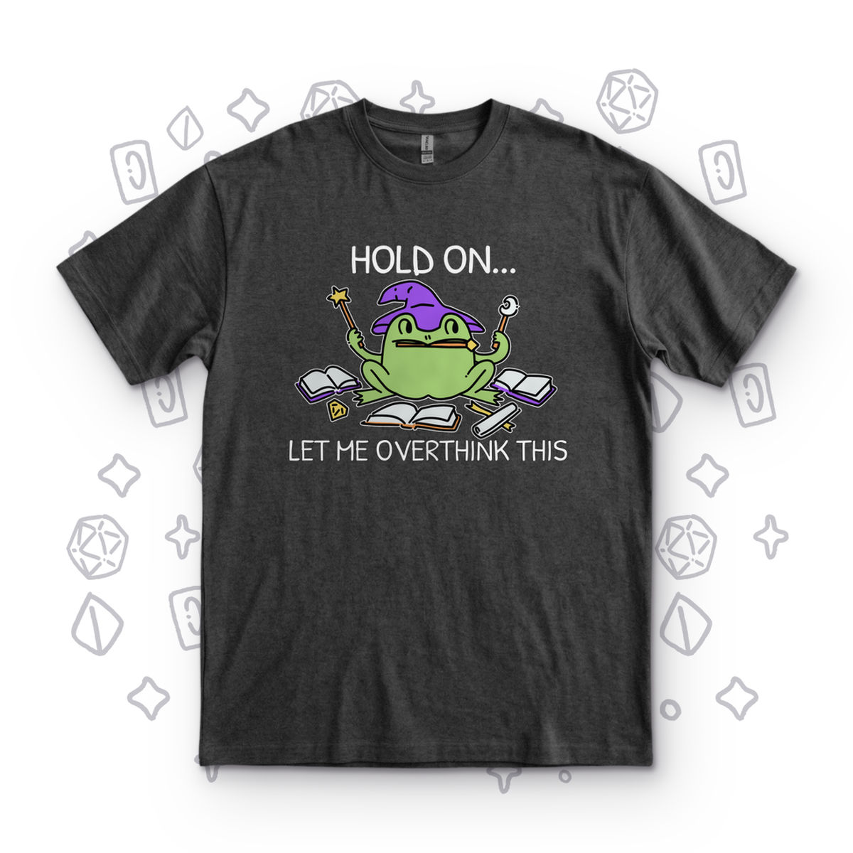 Hold On, Let Me Overthink This - Dark Heather Grey