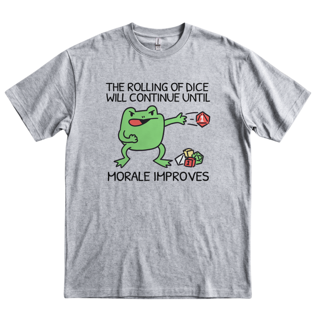The Rolling Will Continue Until Morale Improves - Sport Grey