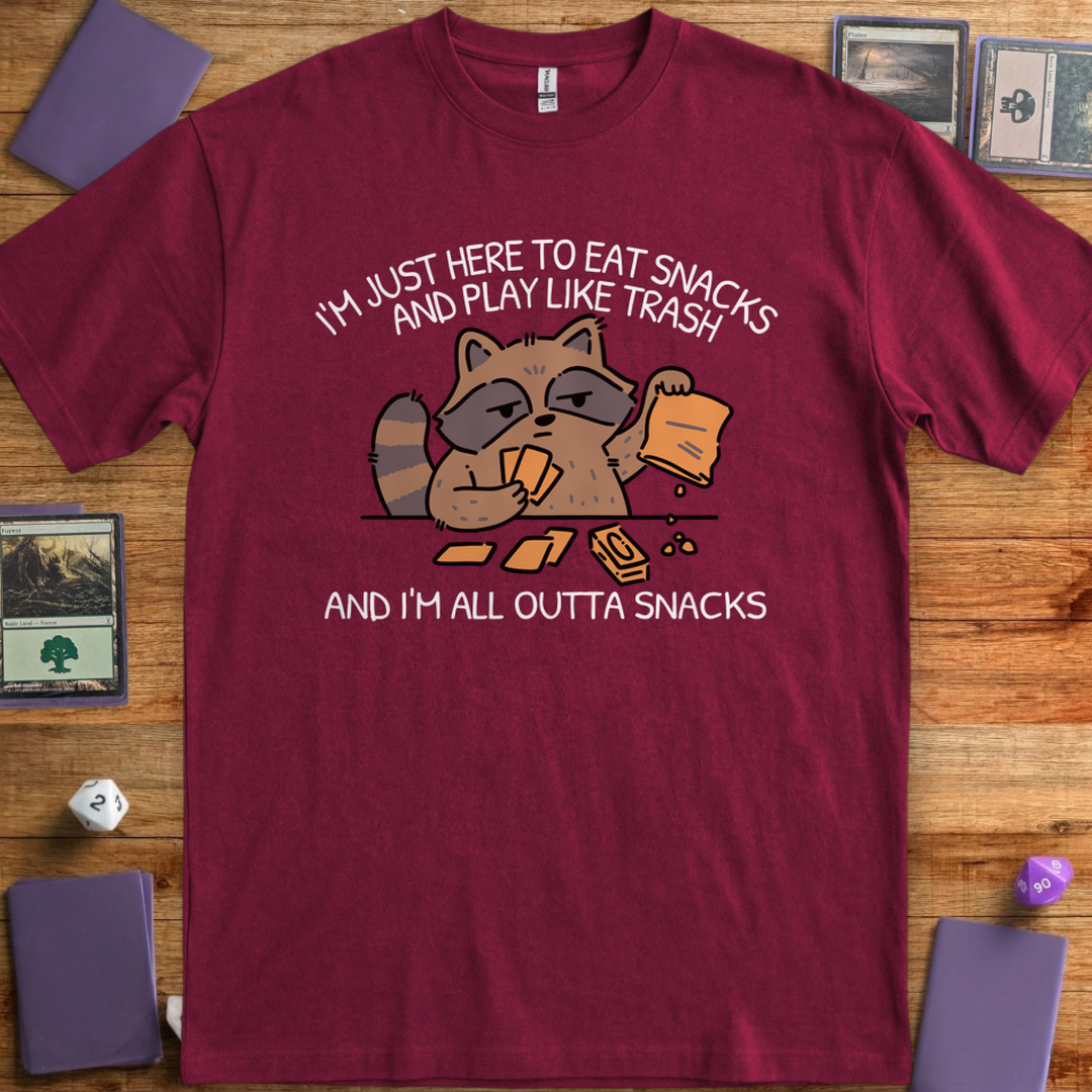 Eat Snacks and Play Like Trash - Maroon