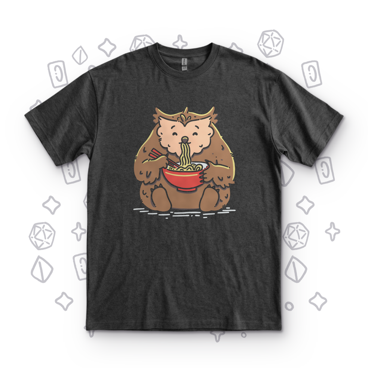Owlbear Ramen - Dark Heather Grey