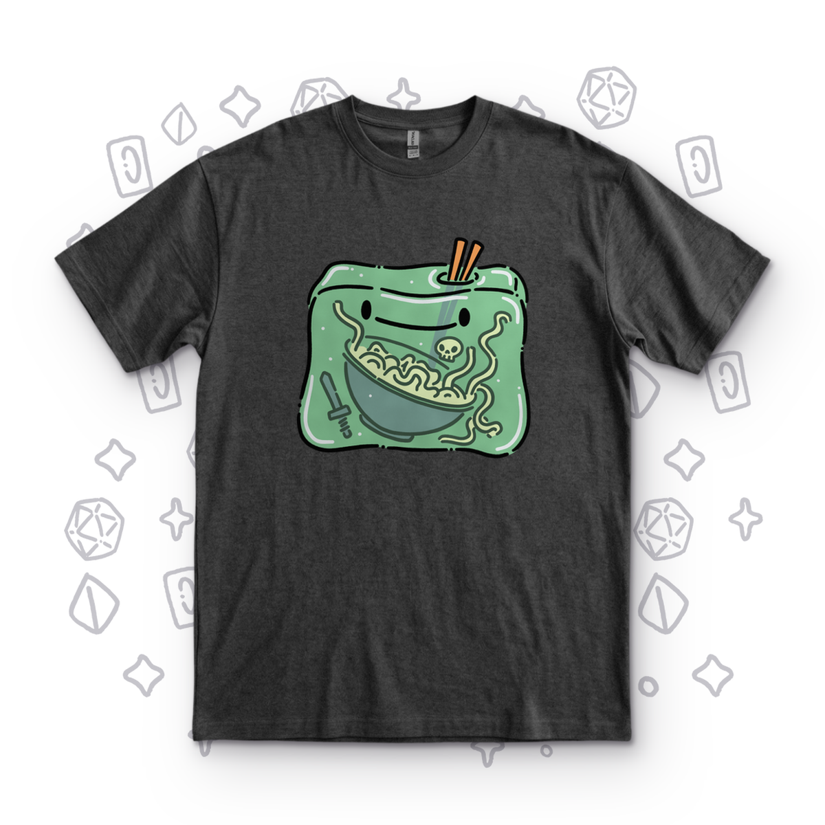 Gelatinous Cube Ramen - Dark Heather Grey