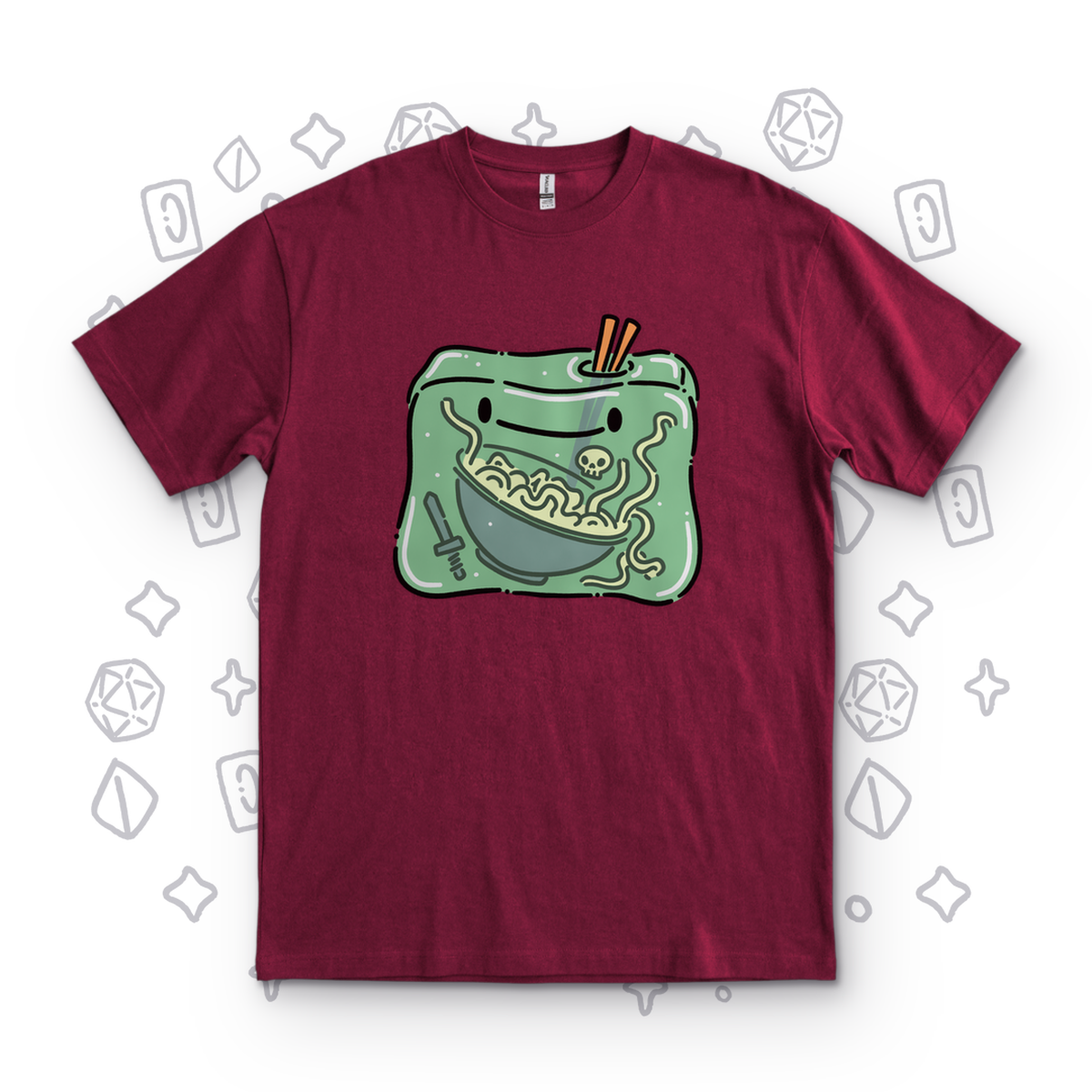 Gelatinous Cube Ramen - Maroon