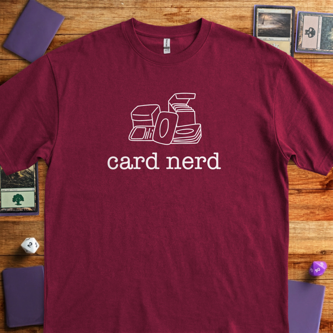 Card Nerd - Maroon