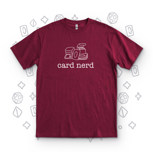 Card Nerd - Maroon